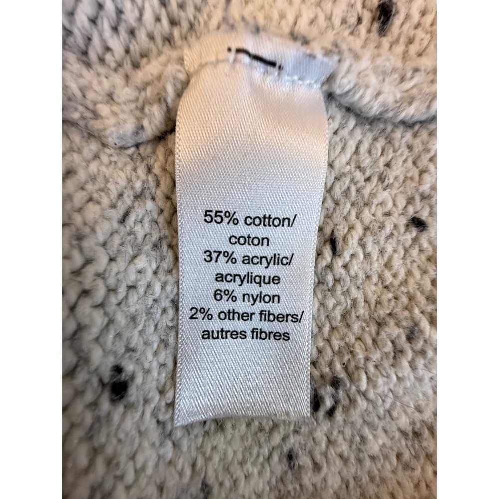Maurices Women Cream Speckled Fair Isle Sweater Dress Green Grey Size 0 - Picture 6 of 10